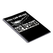 Funny Model Vliegtuig Pilot RC Plane Notitieboek (Rechterzijde)