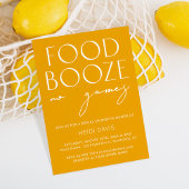 Funny Modern Minimal Yellow No Games Vrijgezellenf Kaart