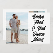 Funny Modern Photo Wedding Save the Date (Voorkant / Achterkant)