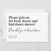 Funny Modern Typography Wedding Save the Date (Voorkant)