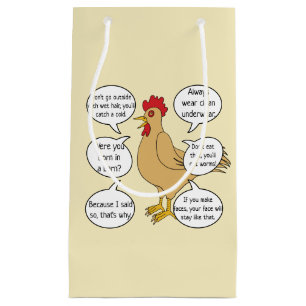 Funny Moeder Hen Advice MoM Klein Cadeauzakje