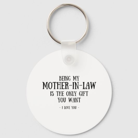 Funny moeder-in-law-cadeautjes, moeder-in-law-cade sleutelhanger (Voorkant)