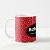 Funny Moeder van Boys Red Bandana Coffee Mok (Links)