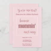 Funny Moederdag Brunch Kaart (Voorkant / Achterkant)