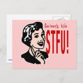 Funny Moederdag Design Briefkaart (Voorkant / Achterkant)