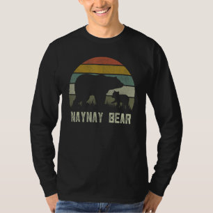 Funny Moederdag Grandma Cub Kinder Naynay Beer T-shirt