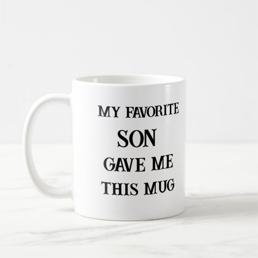 Funny moederdag mok mijn favoriete zoon geeft me m (Links)