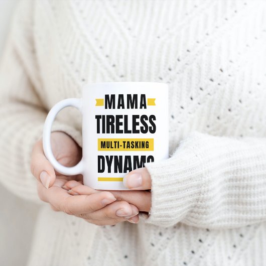 Funny Moederdag Tireless Multi-Tasking Dynamo Koffiemok