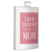 Funny Mom Humor Quote Custom Modern Monogram Flacon (Rechts)