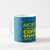 Funny Mom Survival Mug 2026, Tired Mom Mug (Devant gauche)