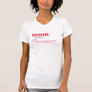 Funny Mom TShirt - Dictionnaire Sarcastique Défini