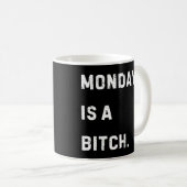 Funny Monday Coffee Mug (Devant droit)