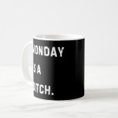 Funny Monday Coffee Mug (Devant gauche)