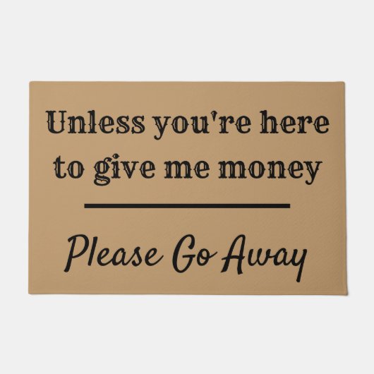 Funny Money Deurmat (Voorkant)