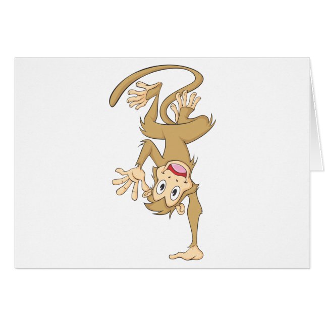 Funny Monkey (Voorkant Horizontaal)