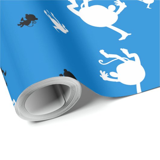 Funny Monkey Cadeaupapier (Rol Hoek)