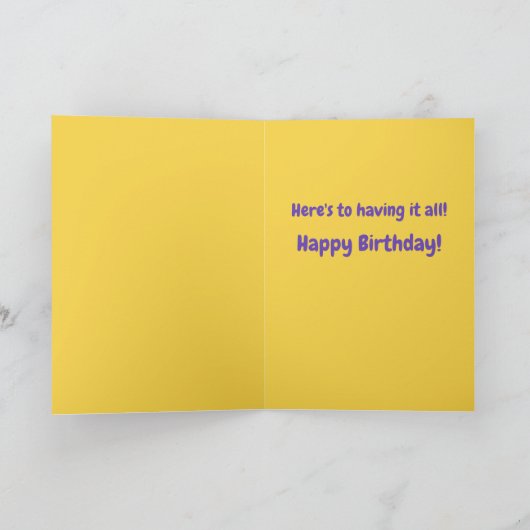 Funny Monkey, ik heb wat ze heeft. Kaart (Binnen)