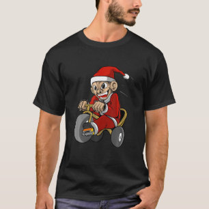 Funny Monkey kerstkerstkerstkerstman T-shirt