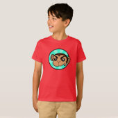 FUNNY MONKEY KINDER T-SHIRT (Voorkant volledig)