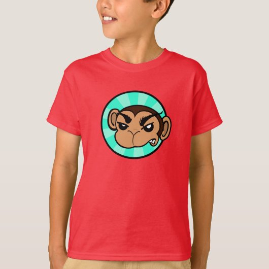 FUNNY MONKEY KINDER T-SHIRT (Voorkant)