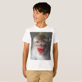 funny monkey lips  t-shirt (Voorkant volledig)