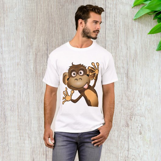 Funny Monkey Mannen T-shirt