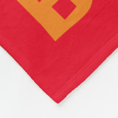 FUNNY MONKEY PERSONALISEERD FLEECE BLANKET DEKEN (Hoek)