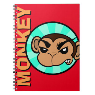 FUNNY MONKEY SPIRAAL NOTITIEBOEK