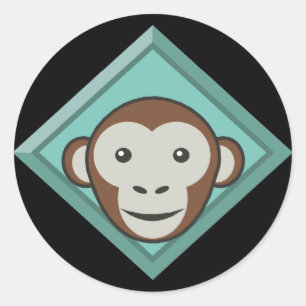 Funny Monkey Stickers