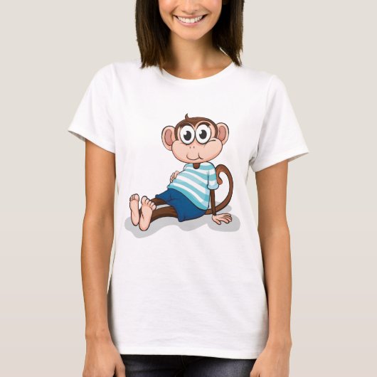 Funny Monkey T-shirt (Voorkant)
