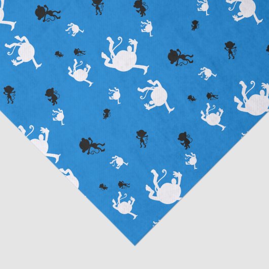 Funny Monkey Tissuepapier (Detail)