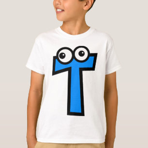 Funny Monogram Letter T T-shirt