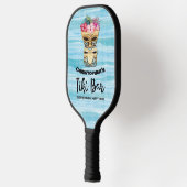 Funny Monogrammed Tiki Bar Pickleball Paddle (Links)