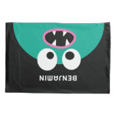 Funny Monster - Aangepaste naam Schattige Kussensloop (Achterkant)