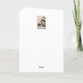 FUNNY MONSTER HEUREUSE CARTE D'ANNIVERSAIRE (Dos)
