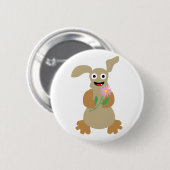Funny monster ronde button 5,7 cm (Voorkant /achterkant)