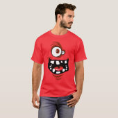 Funny Monster T-shirt red (Devant entier)