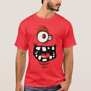 Funny Monster T-shirt red