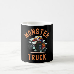 Funny Monster Truck met gezicht Koffiemok