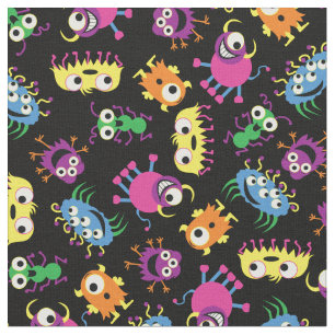 Funny Monsters Cute Kinder Decor Stof