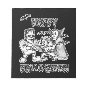 Funny Monsters - Happy Halloween Notitieblok
