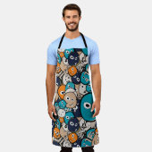 Funny Monsters Schort (Gedragen)