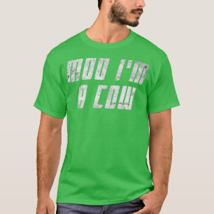 Funny Moo Ik ben een Koe Boerderij Koe van de Dier T-shirt