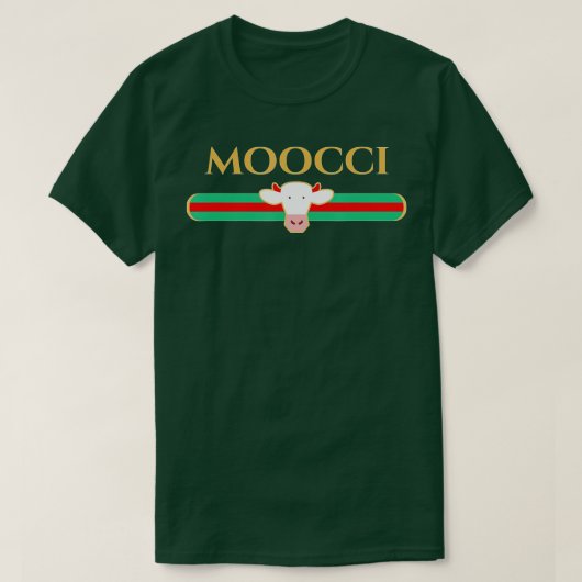 Funny Moocci Koe Boerderij T-shirt (Design voorkant)
