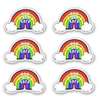 Funny Moody Rainbow Sticker