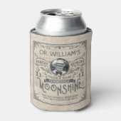 Funny Moonshine Hillbilly Medicine Custom Blikjeskoeler (Blikje Voorkant)