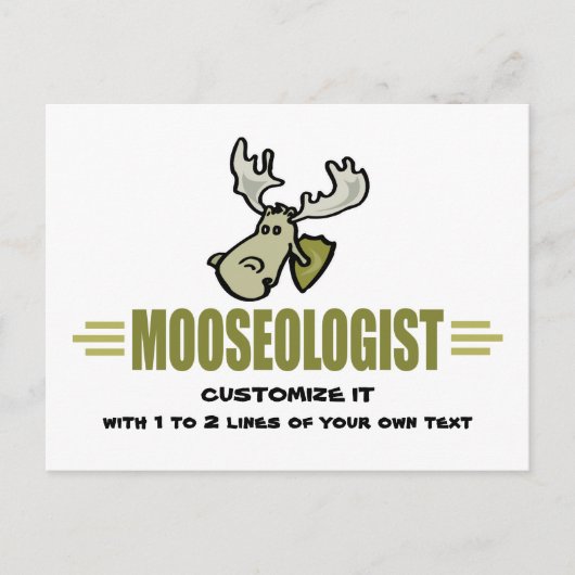 Funny Moose Briefkaart (Voorkant)