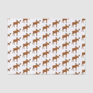 Funny moose cartoon illustratie tissuepapier