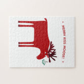 Funny Moose Holiday Legpuzzel (Horizontaal)