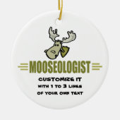 Funny Moose Keramisch Ornament (Voorkant)